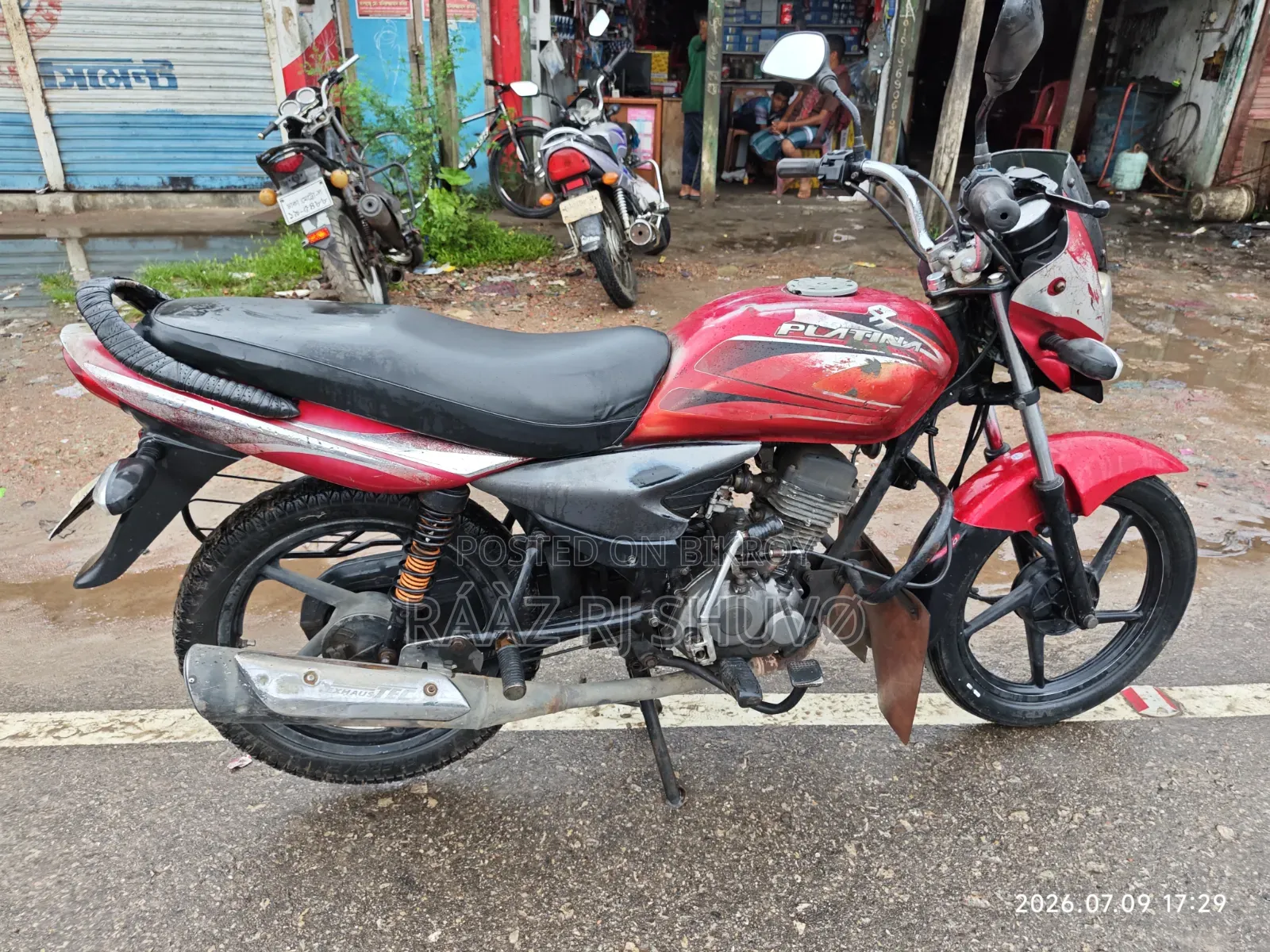 Bajaj Platina 125 2017 Red