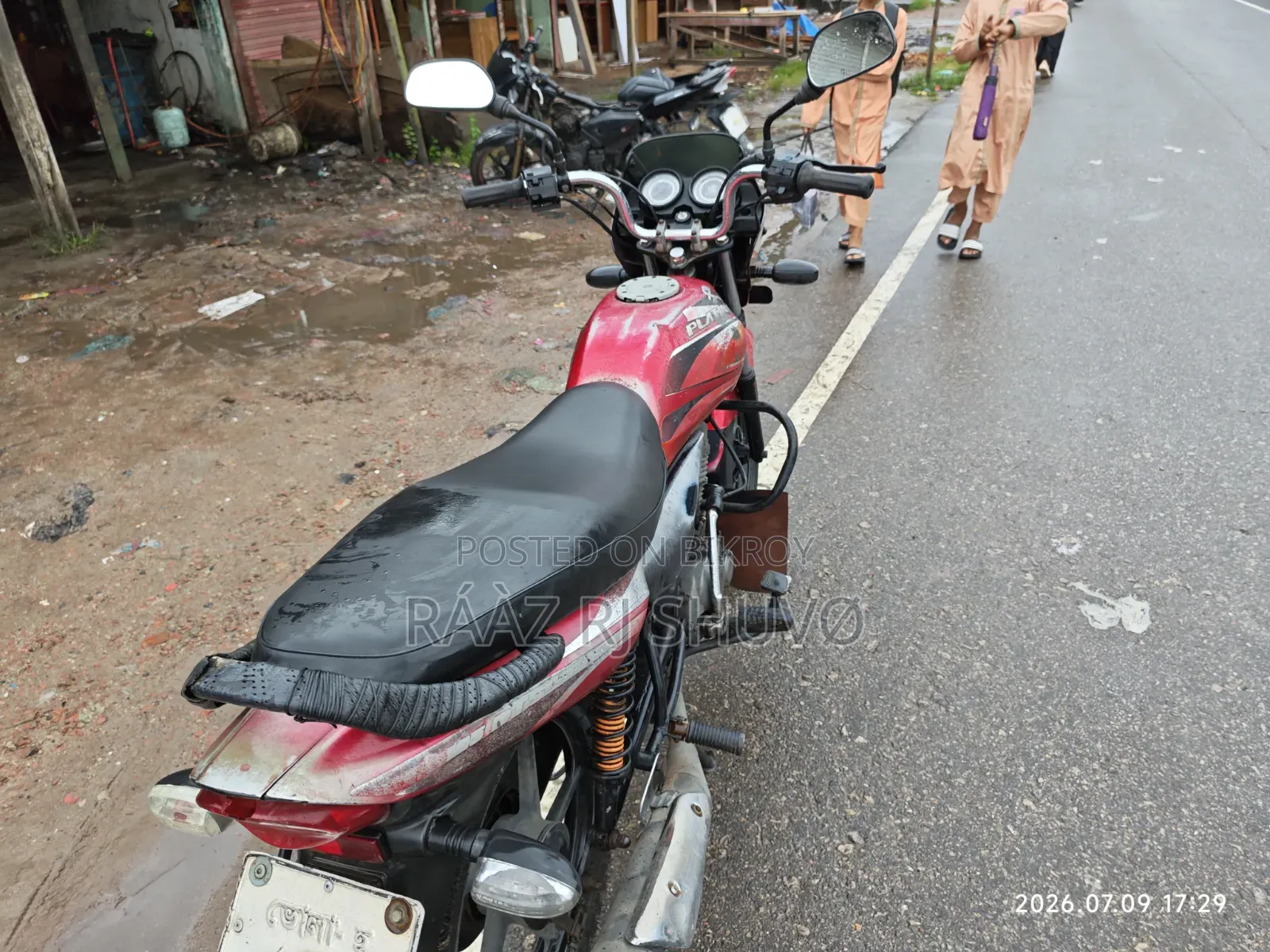 Bajaj Platina 125 2017 Red