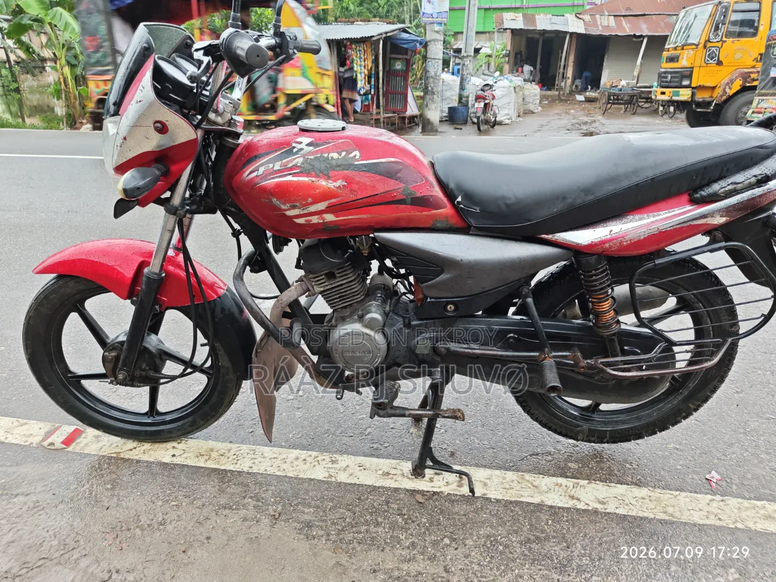 Bajaj Platina 125 2017 Red