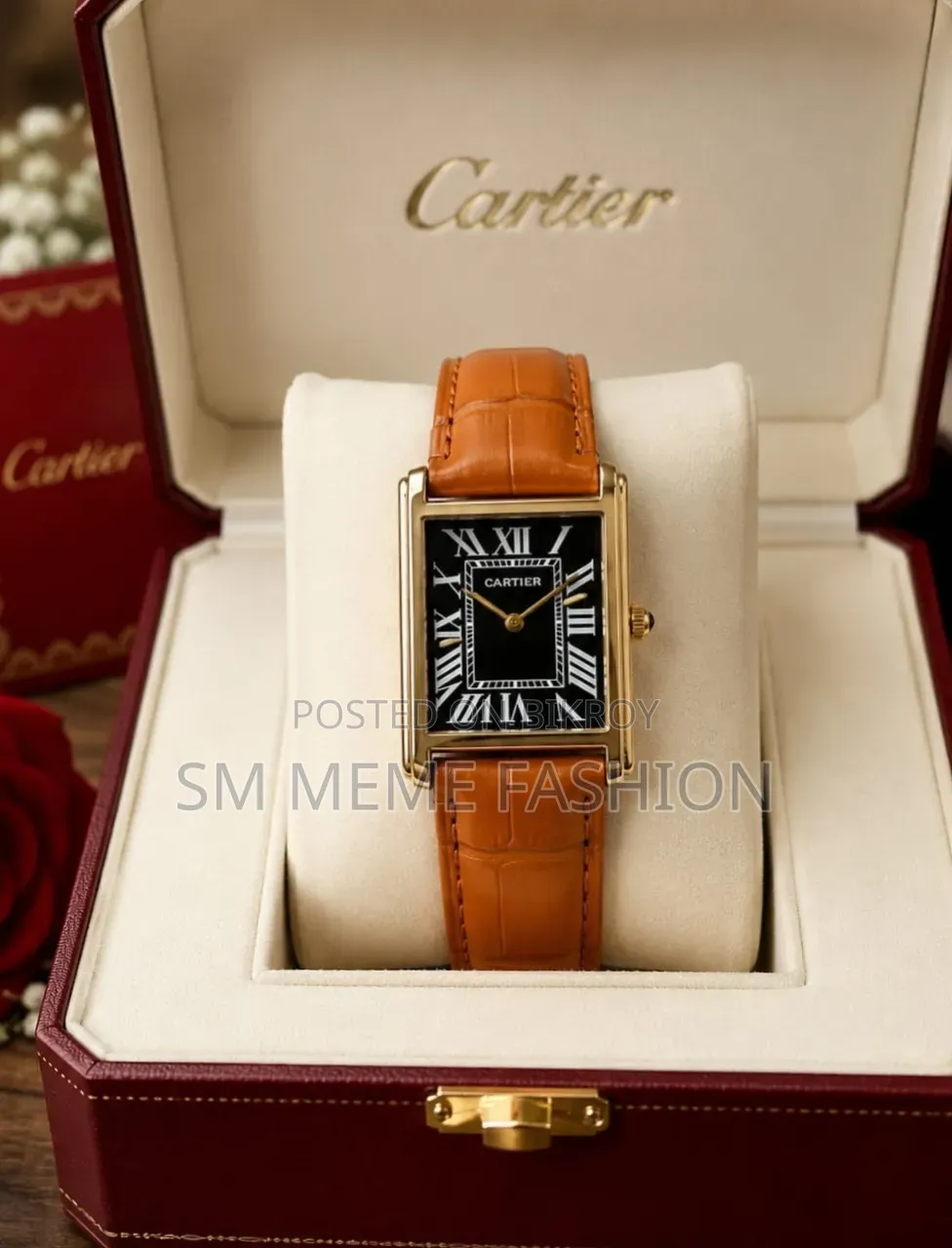 Cartier: Men's Premium Water Resistant Watch