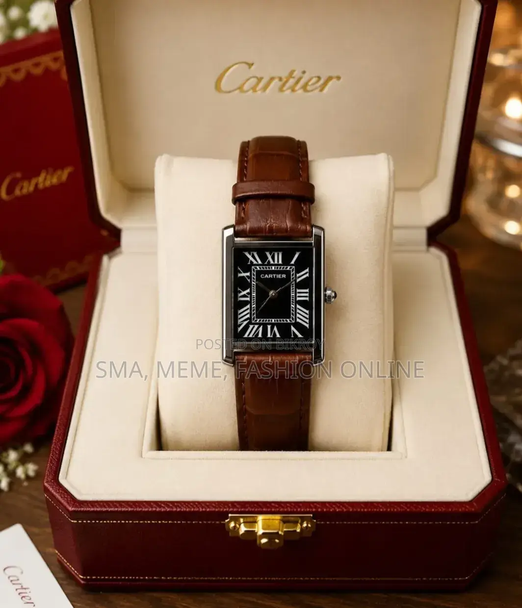 Cartier: Men's Premium Water Resistant Watch