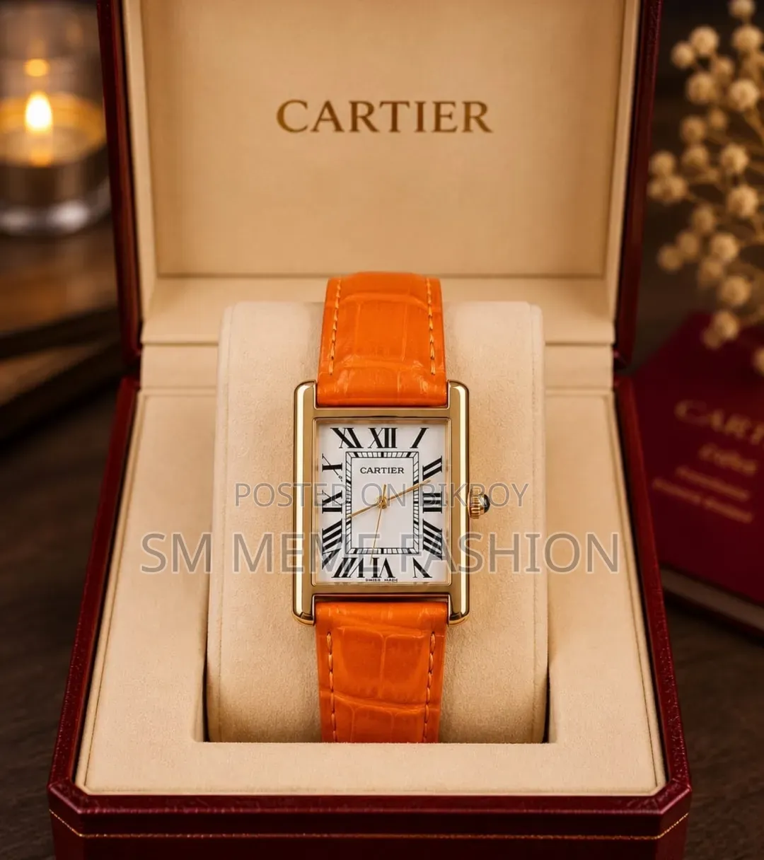 Cartier: Men's Premium Water Resistant Watch