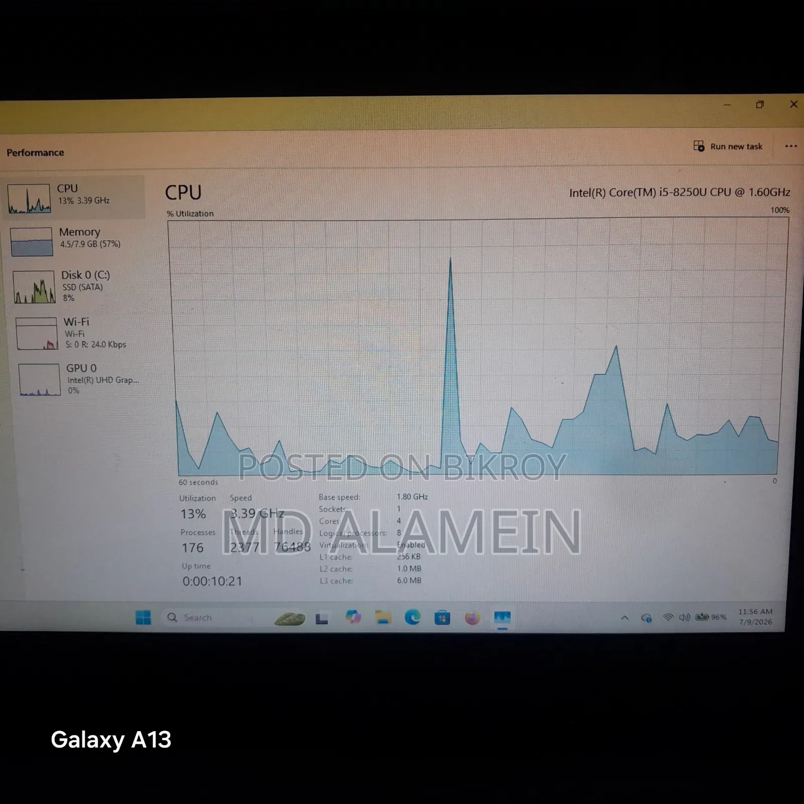 Laptop Asus X44H 8GB Intel Core I5 SSD 128GB