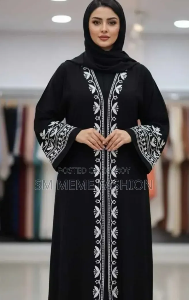 Sathi Embroidery Burqa Full Set