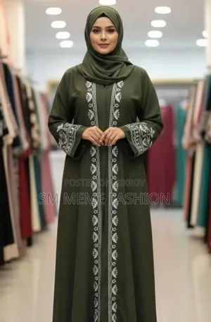 Sathi Embroidery Burqa Full Set