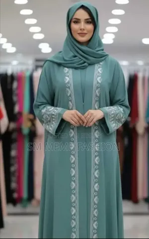 Sathi Embroidery Burqa Full Set