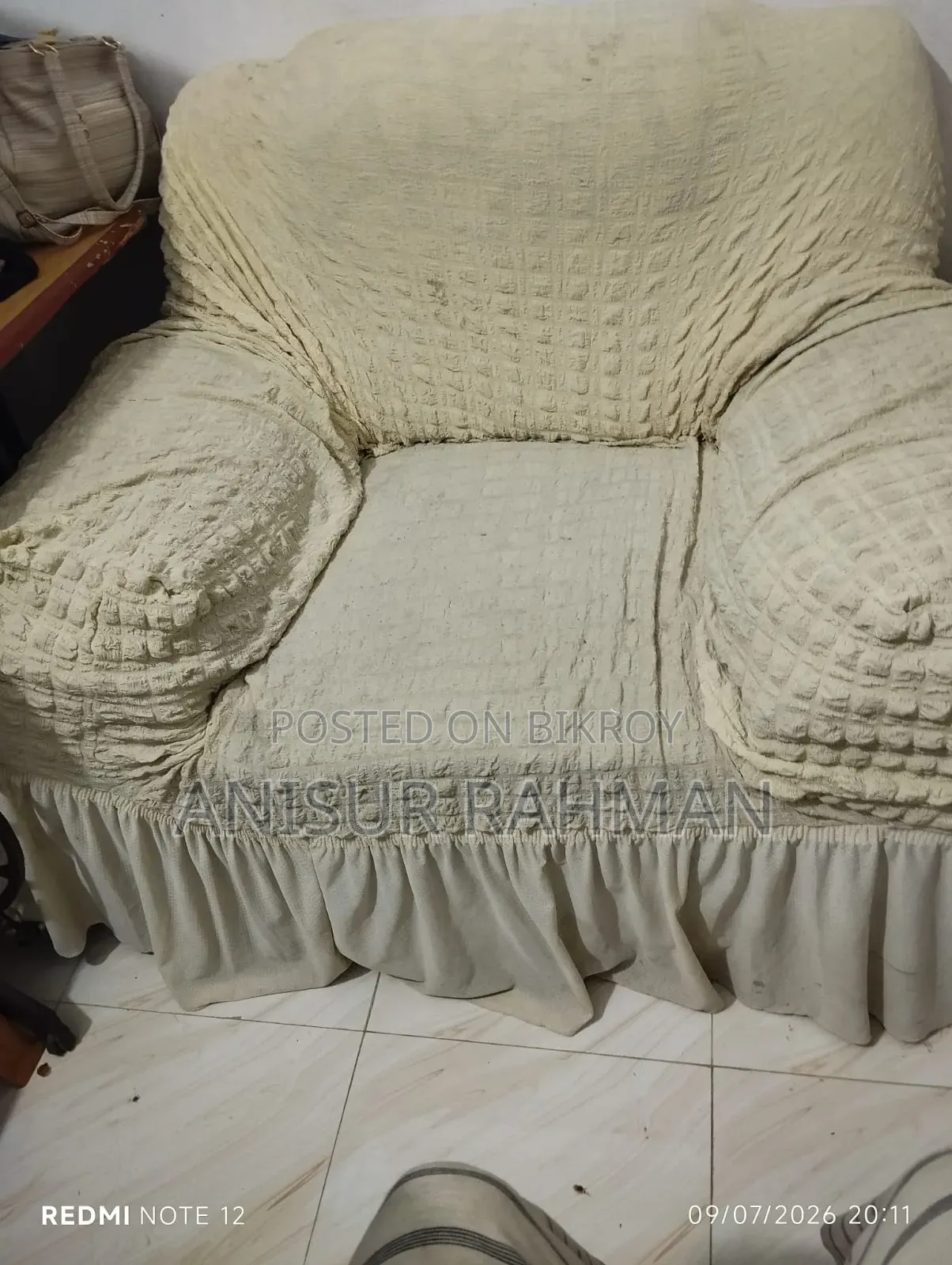 Sofa set and a spring mattress