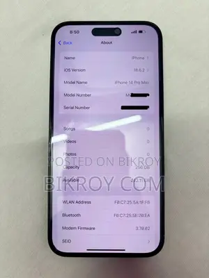 New Apple iPhone 14 Pro Max 256 GB Black