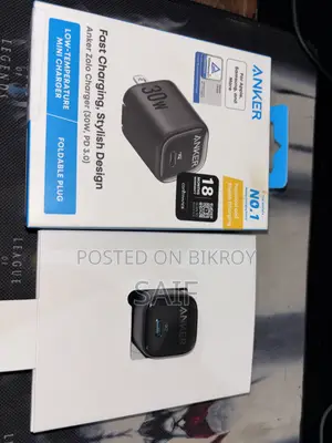 Anker Zolo Charger (30w, Pd 3.0) for iPhone and Android