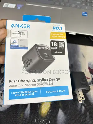 Anker Zolo Charger (30w, Pd 3.0) for iPhone and Android