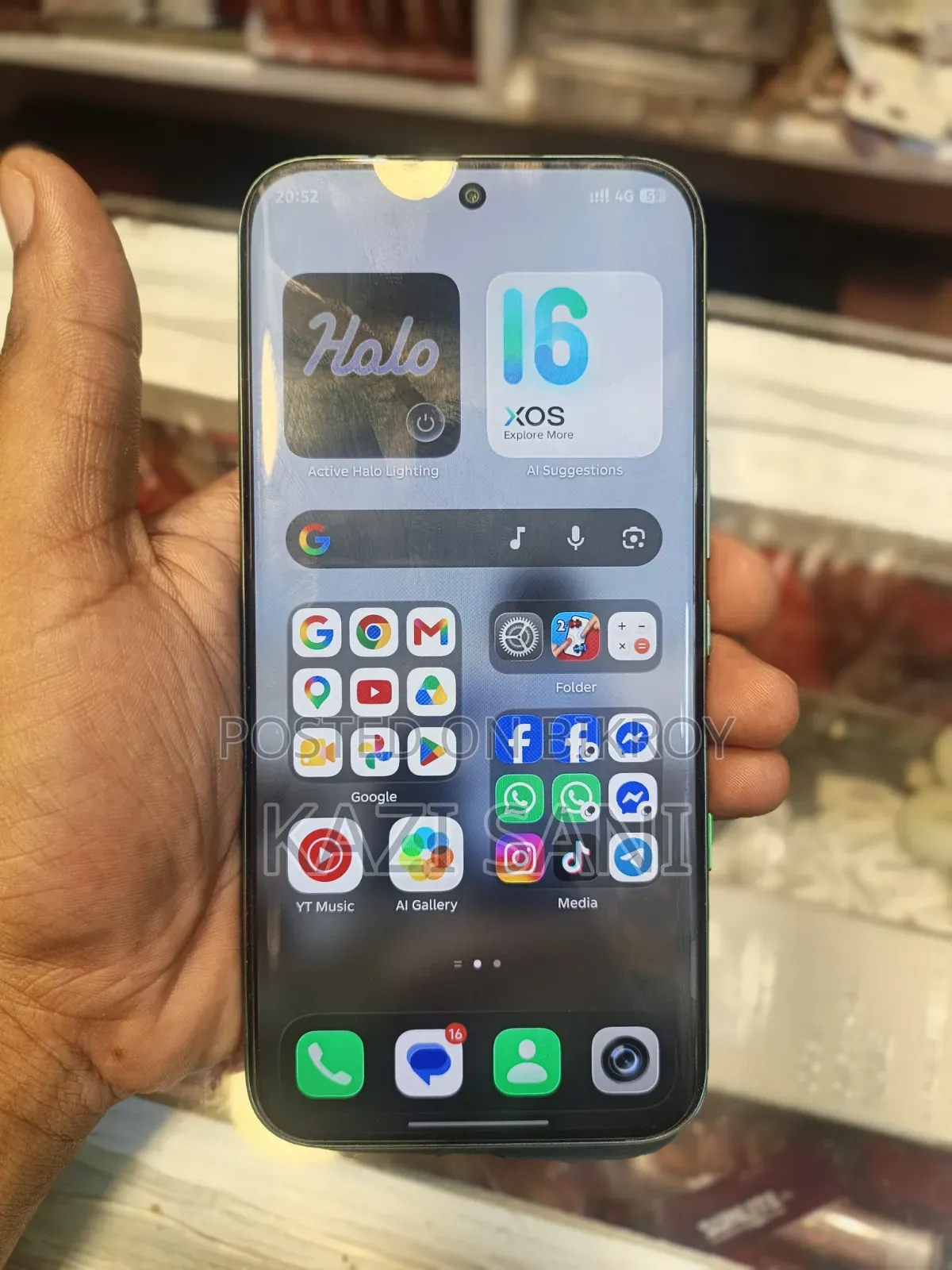 New Infinix Note Edge 256 GB Green