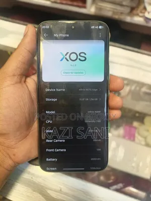 New Infinix Note Edge 256 GB Green