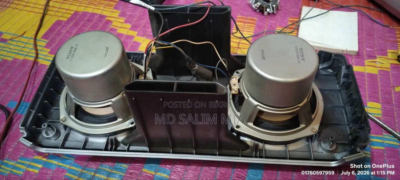 Sony Hi-Fi Quality 5" Double Speaker