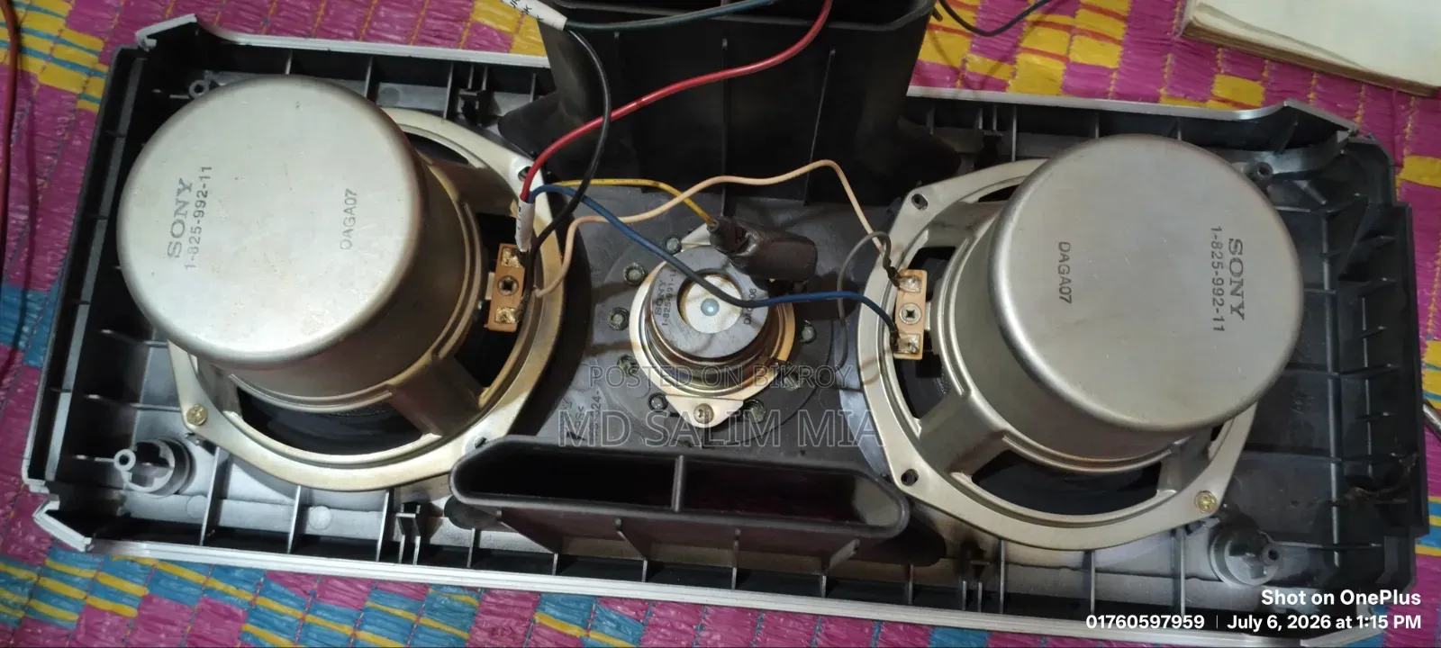Sony Hi-Fi Quality 5" Double Speaker