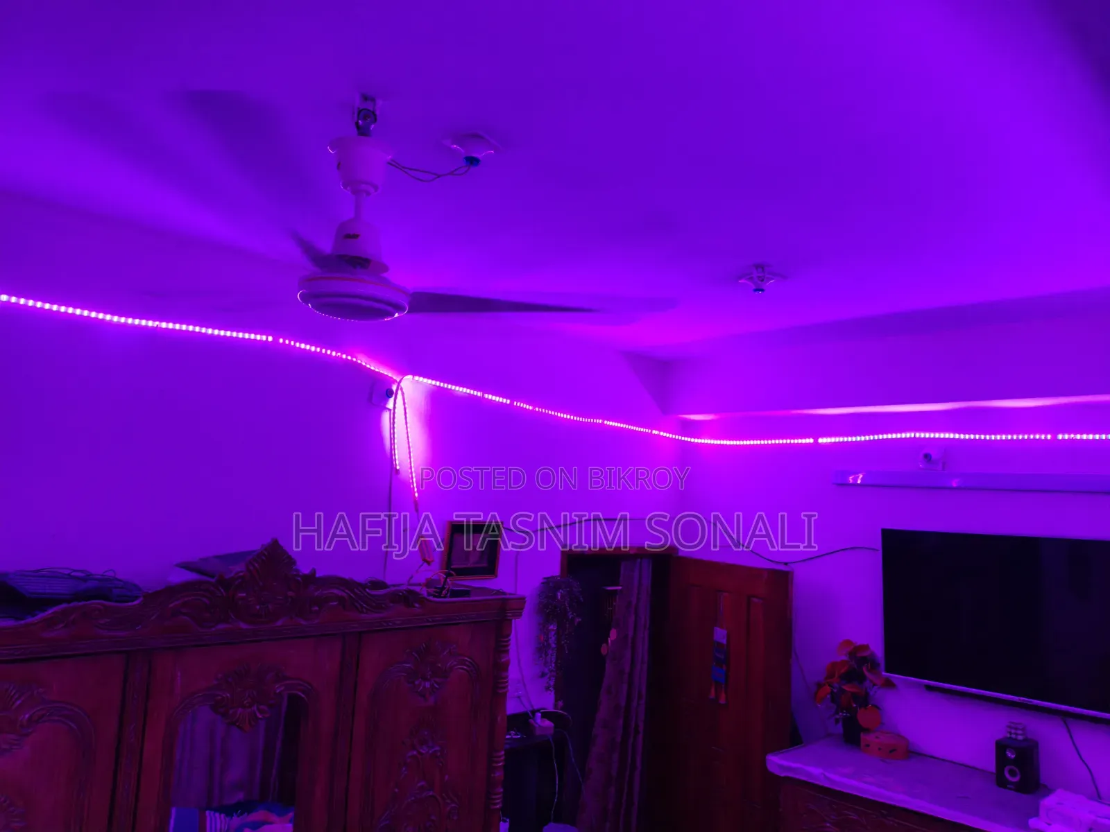 RGB LED Strip Light Controller + Remote (220V) For Sale