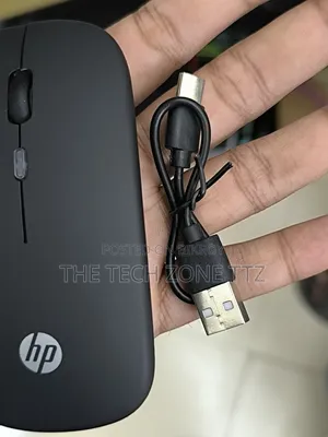 Hp W10 Rechargeable Wireless Bluetooth Mouse - Silent Click, RGB Light