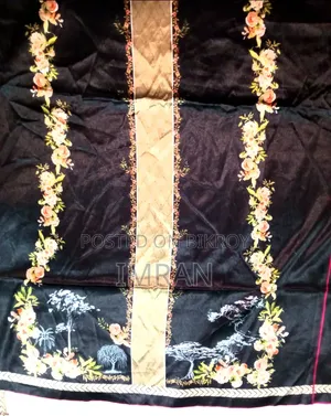 সিল্কের প্রিন্টেড ২ পিচ এর কাপড় কামিজ, সেলোয়ার স্লিপ এর কাপড়