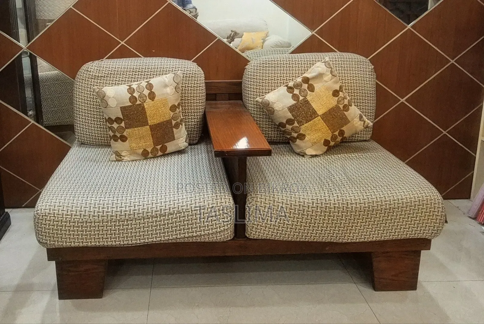 2 Seat Wooden Sofa Brand Hatil