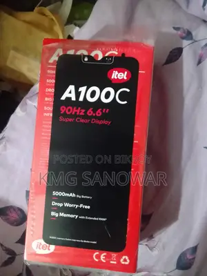 New Itel A100C 64 GB Black