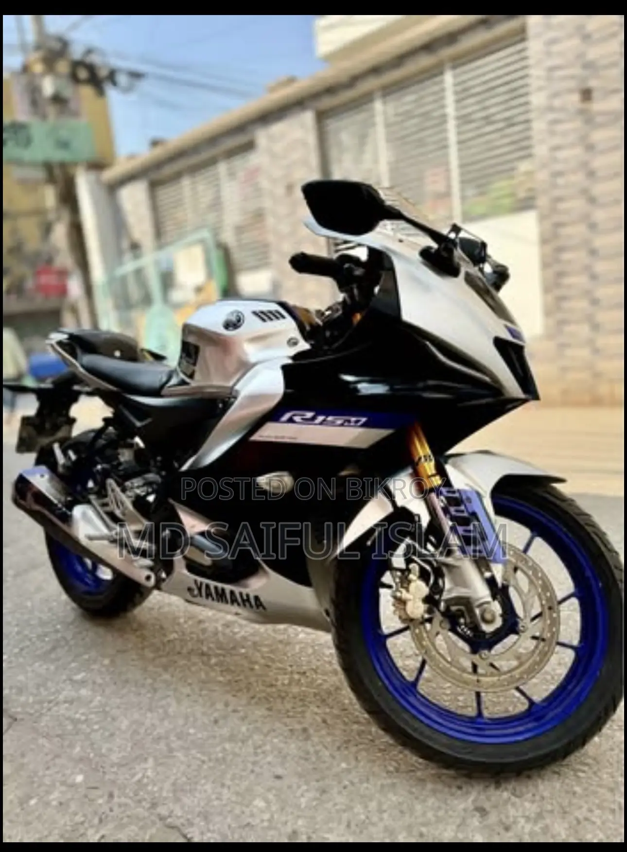 Yamaha R15 V3 2022 Silver