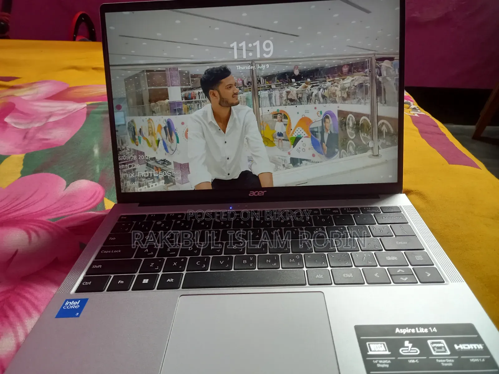 New Laptop Acer Aspire 14 16GB Intel Core I3 HDD+SSD 256GB