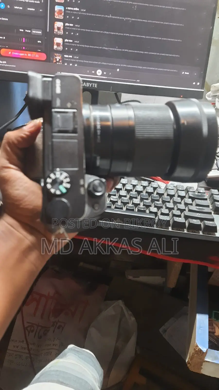 Sony A6400 Only Body Camera