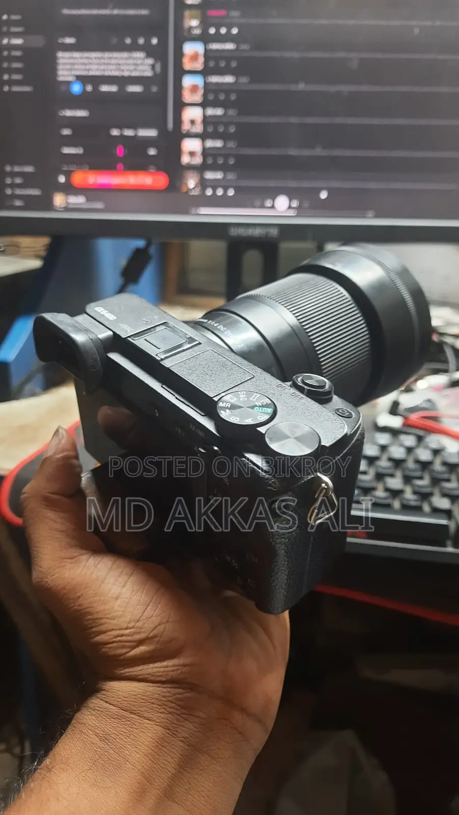 Sony A6400 Only Body Camera