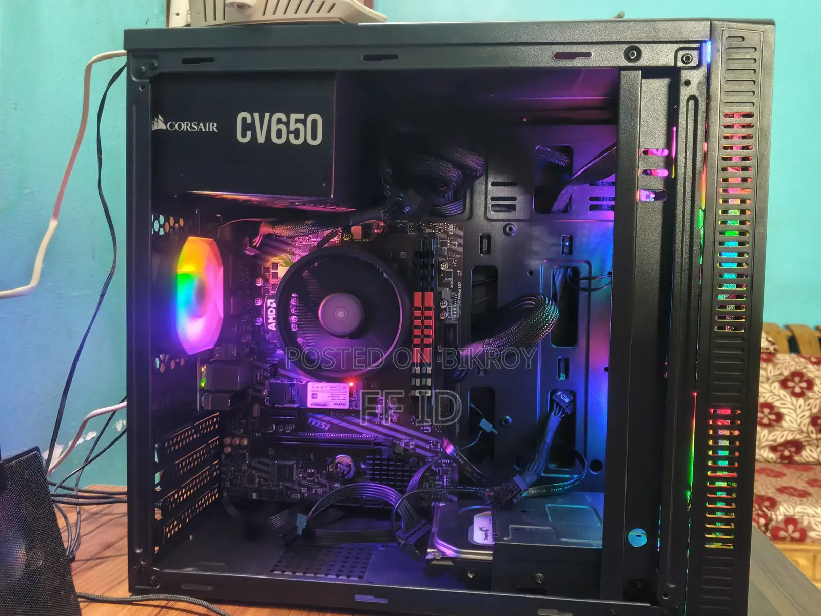 Desktop Computer 16GB AMD Ryzen 5 HDD+SSD 512GB