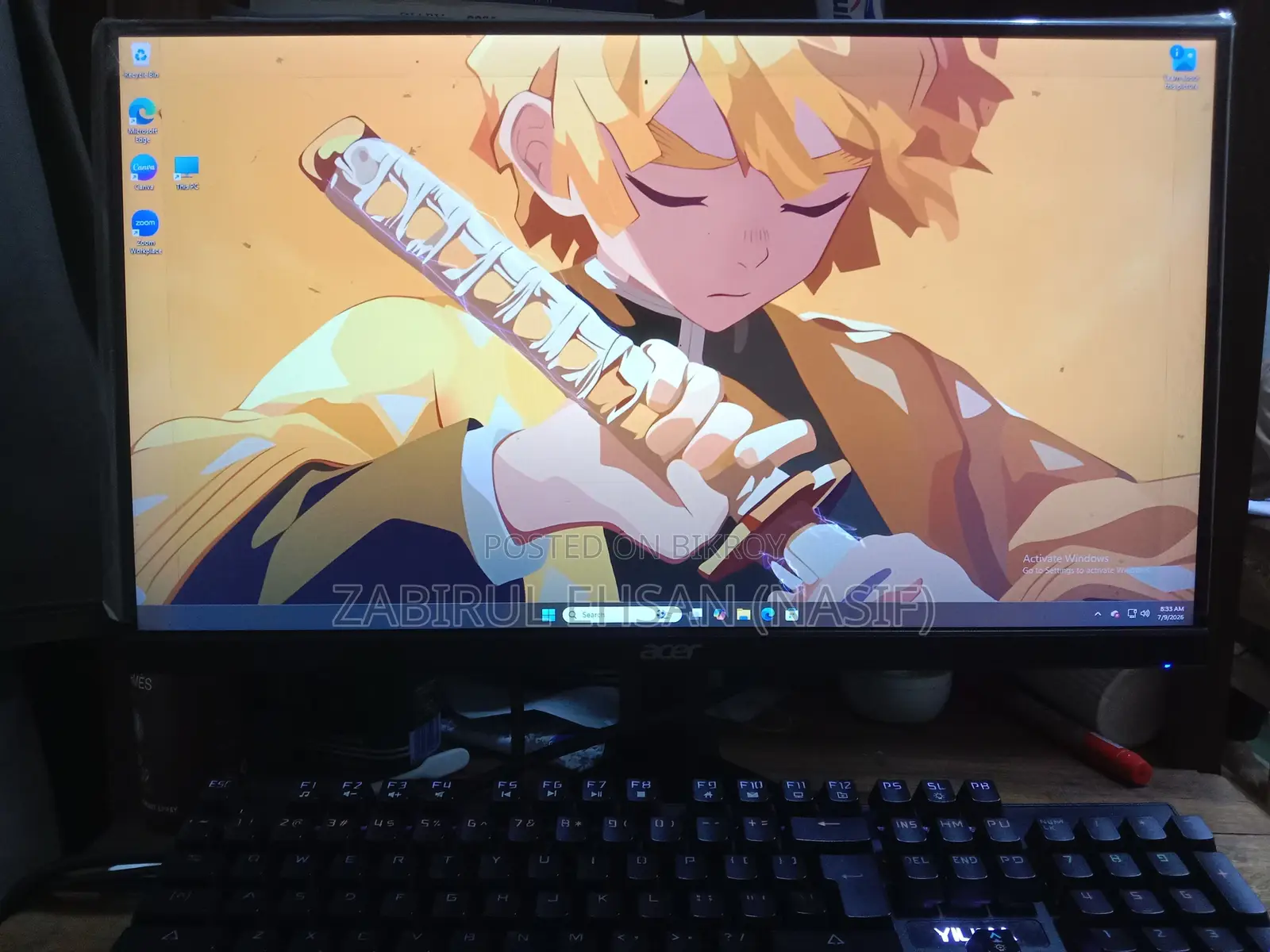 Desktop Computer 16GB AMD Ryzen 7 SSD 2T