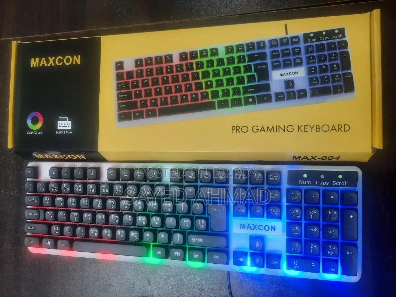 RGB Gaming Keyboard Maxon