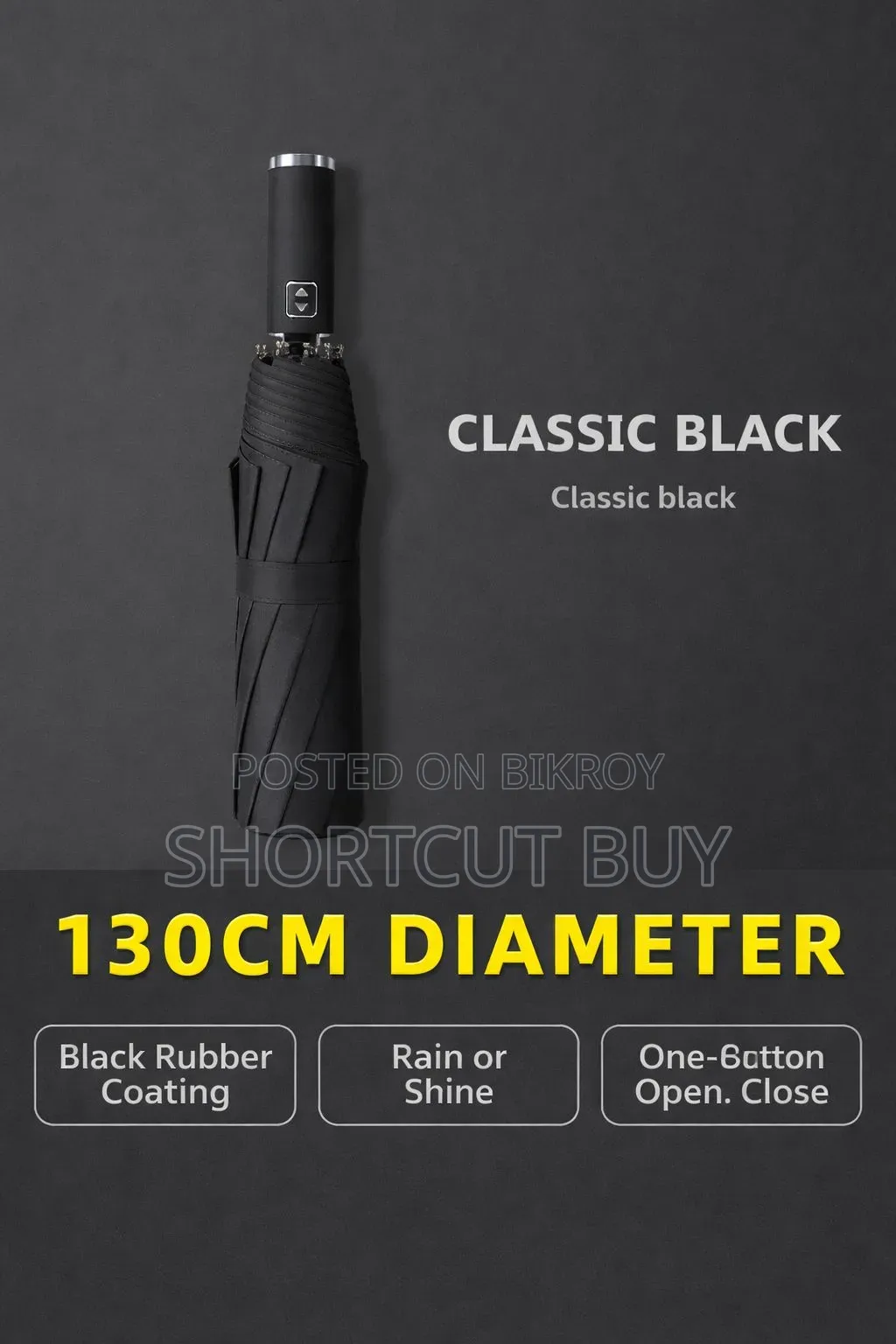 Sankar 12-ribs Windproof Umbrella