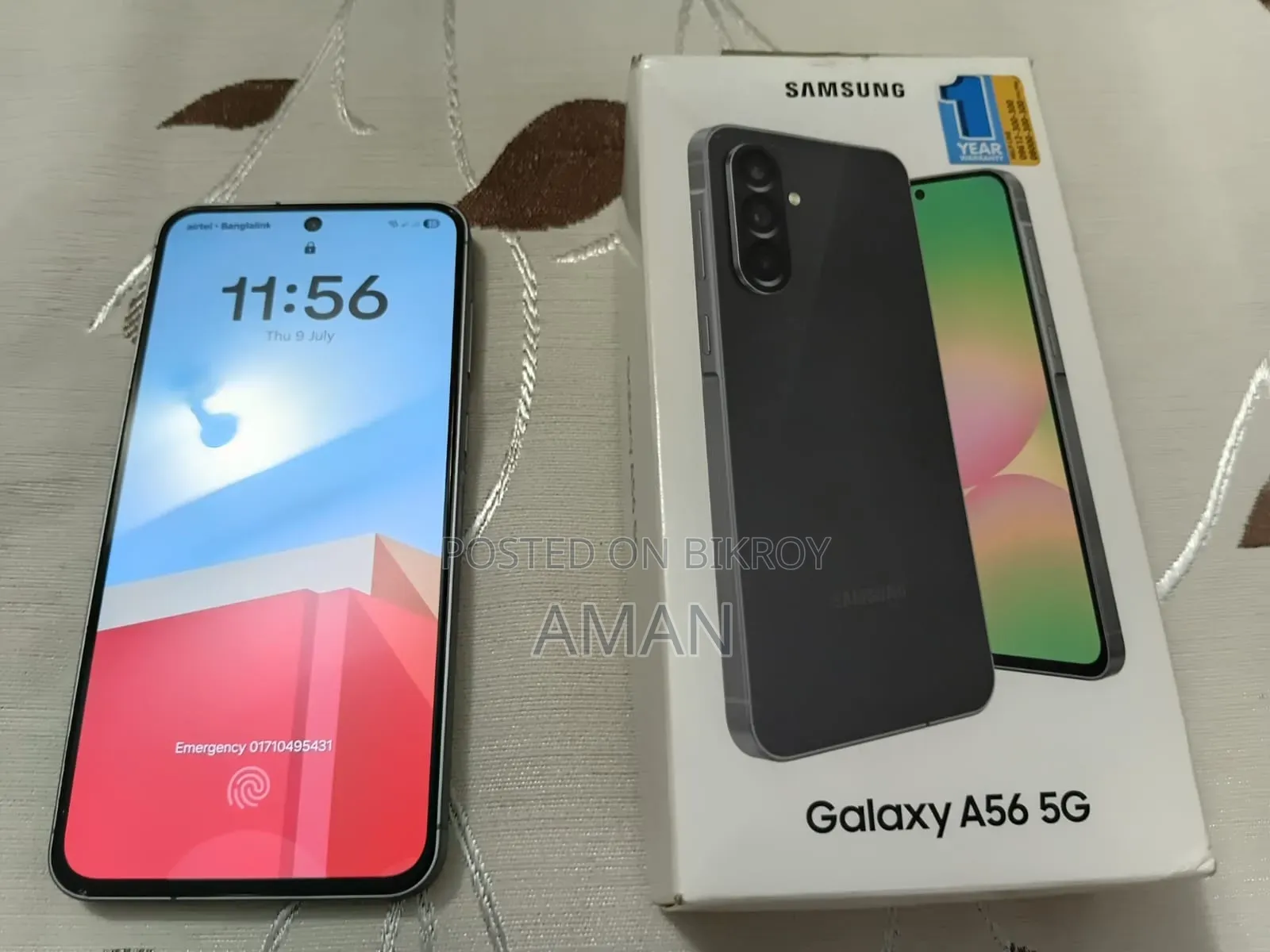 Samsung Galaxy A56 256 GB Gray