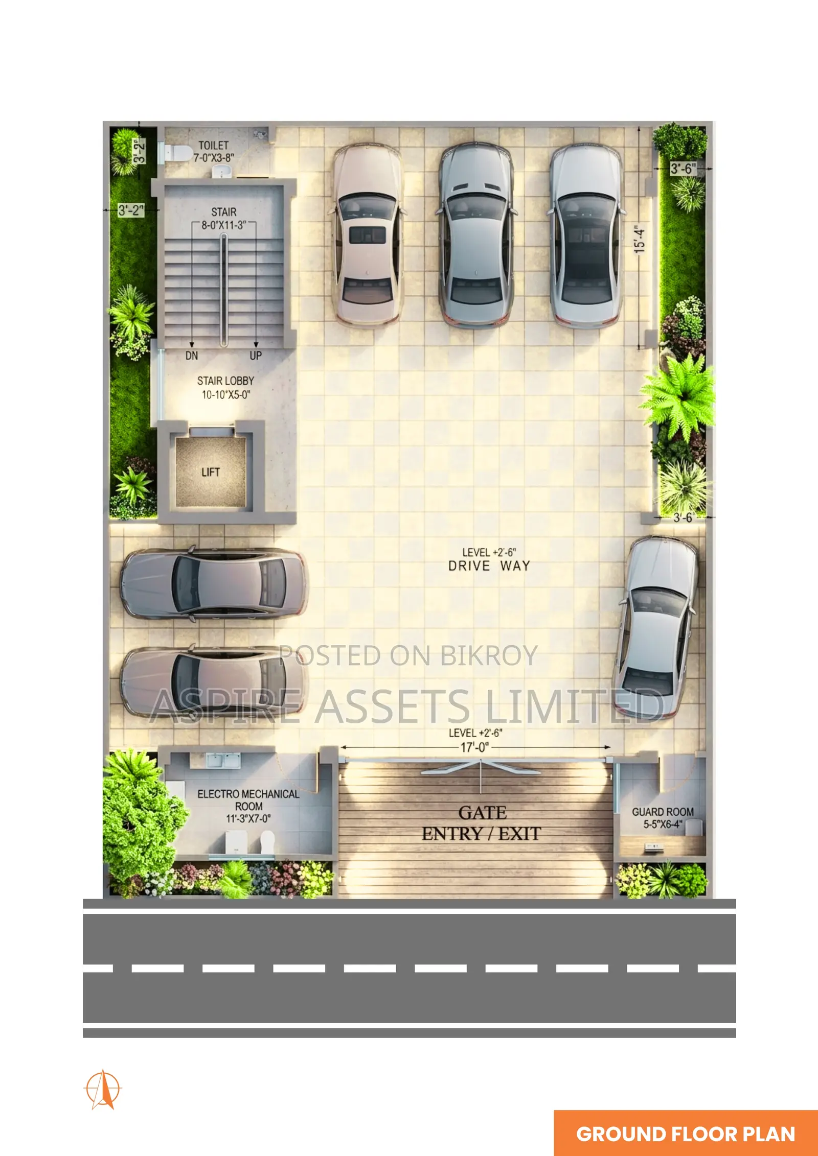 3-bedroom Apartment in Bashundhara for sale