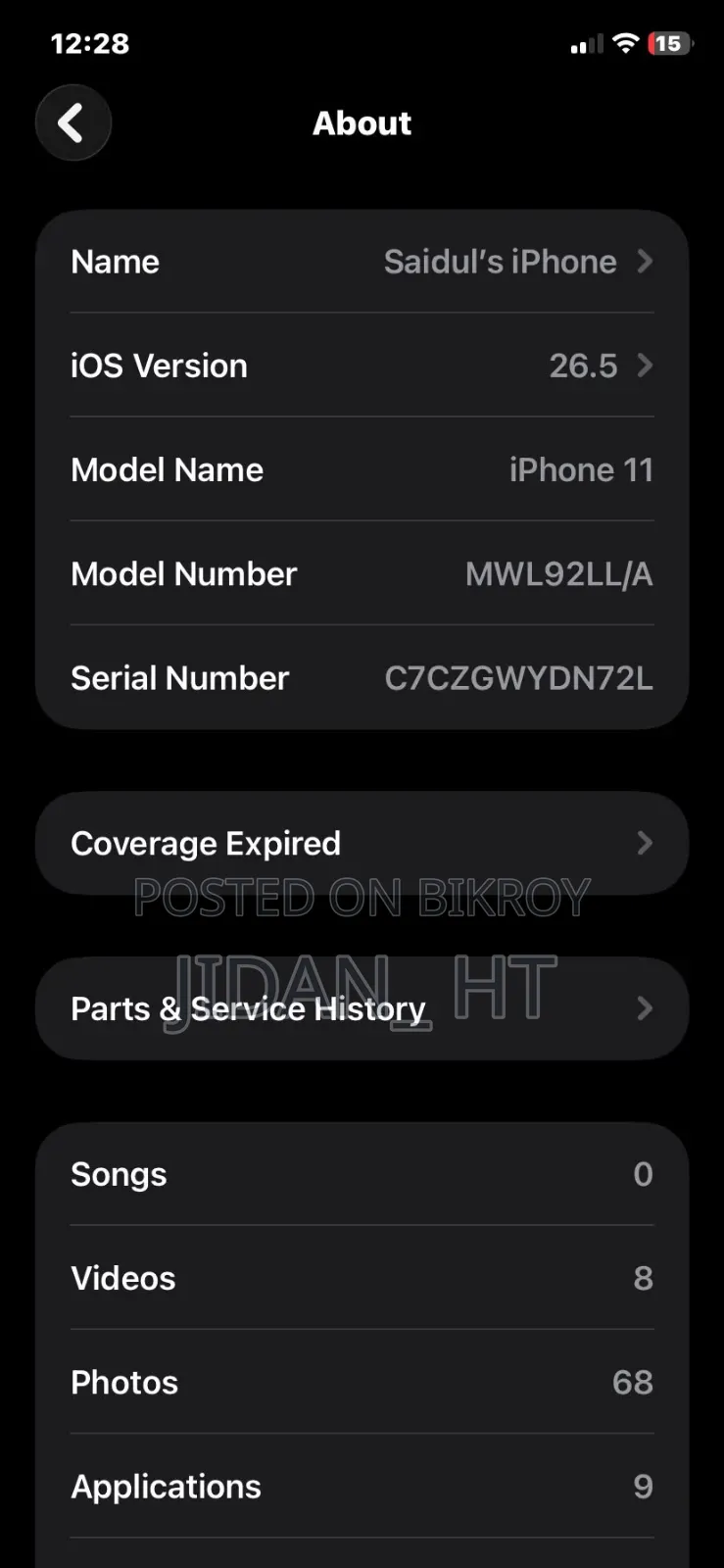 Apple iPhone 11 64 GB Red