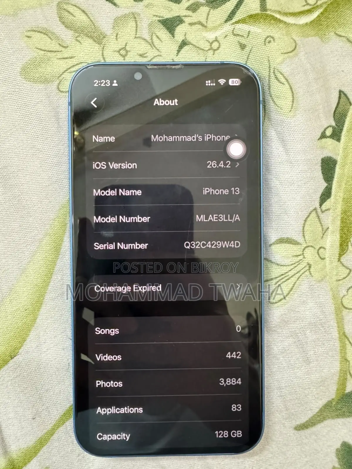 Apple iPhone 13 128 GB Blue