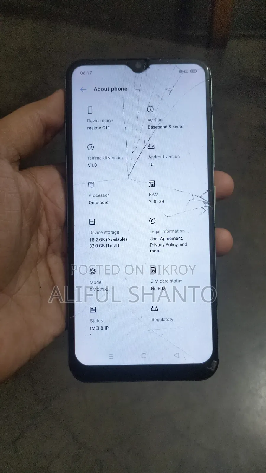 Realme C11 32 GB Blue