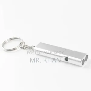 Aluminum Survival Whistle (Keychain Safety Tool)