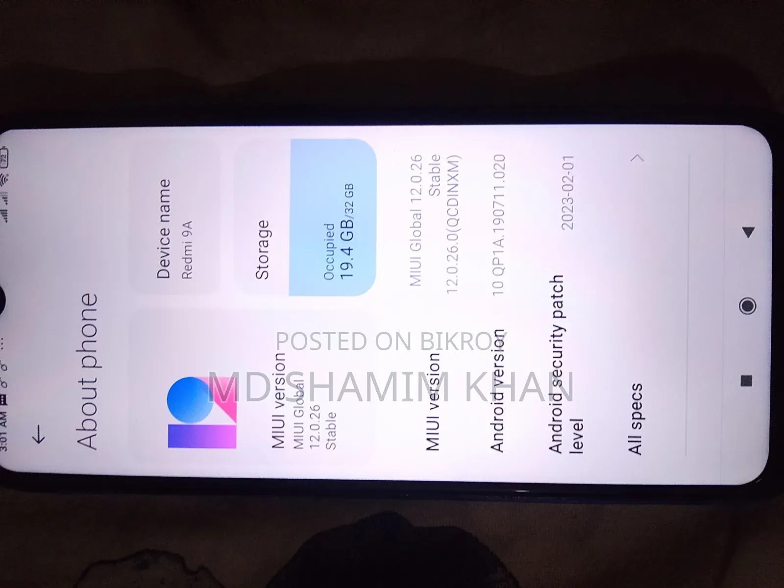 Xiaomi Redmi 9A 32 GB Blue