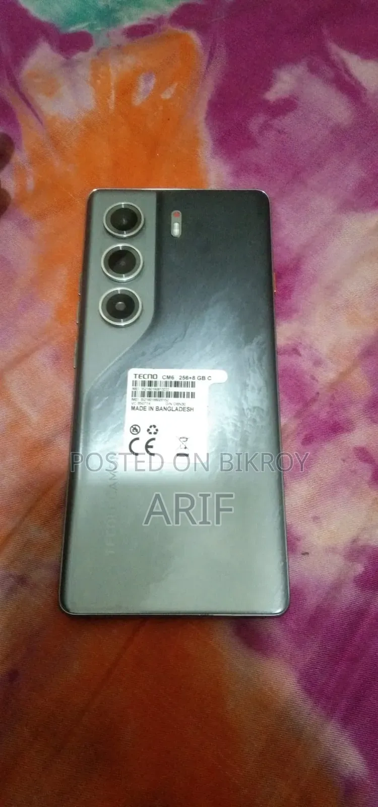 Tecno Camon 40 Pro 4G 256 GB Gray