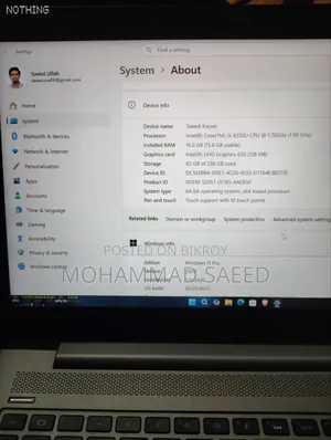 Laptop HP ZBook 14u G5 16GB Intel Core I5 SSD 256GB