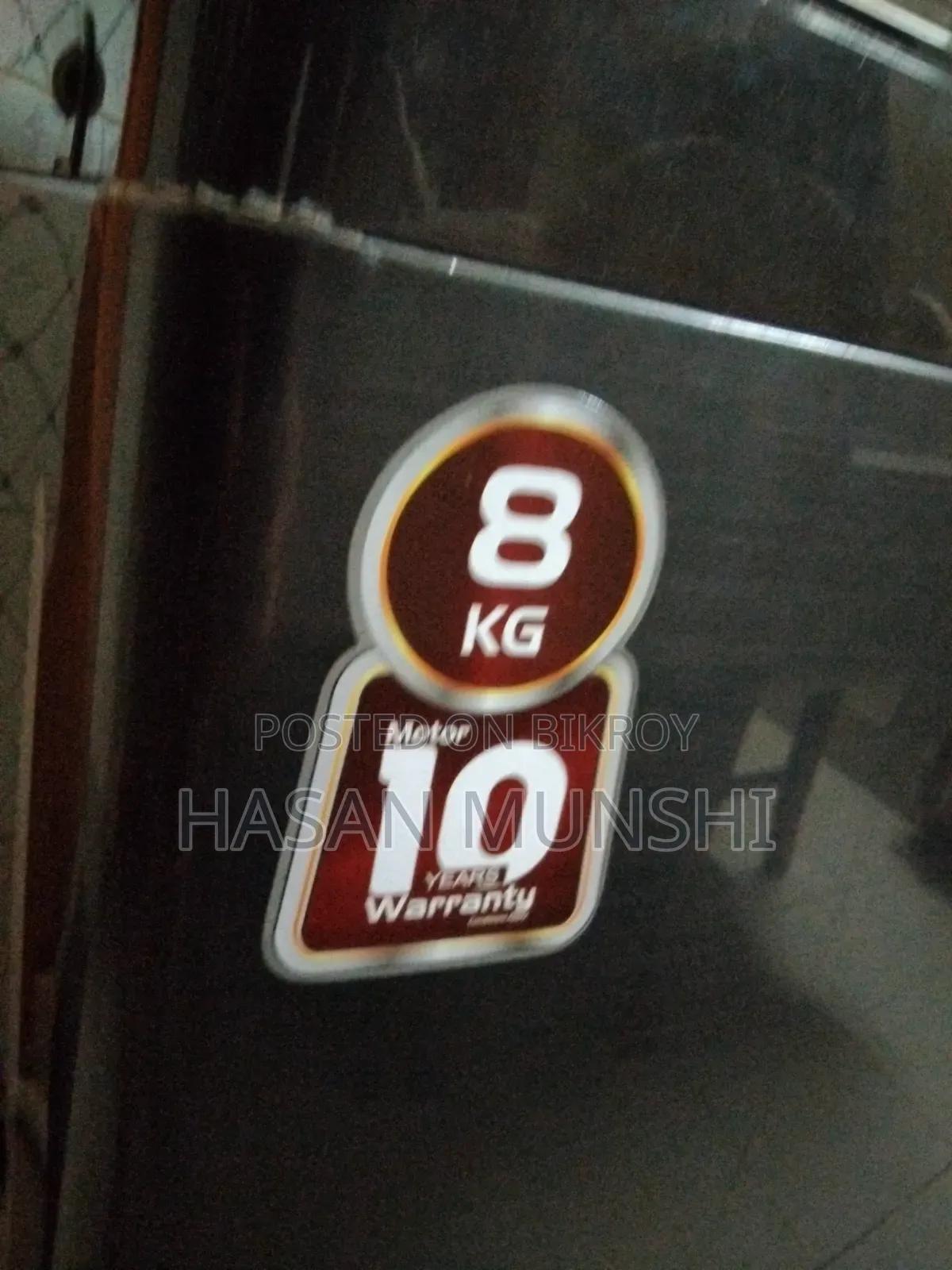 Walton Washing Machine 8kg