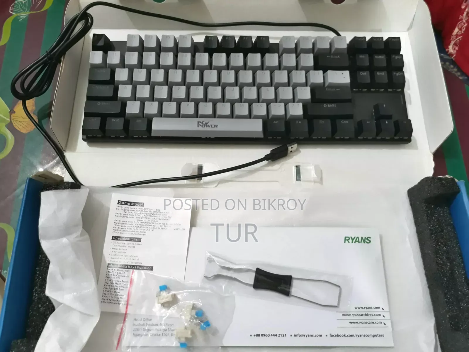 RGB Gaming Mechanical Keyboard Full Fresh