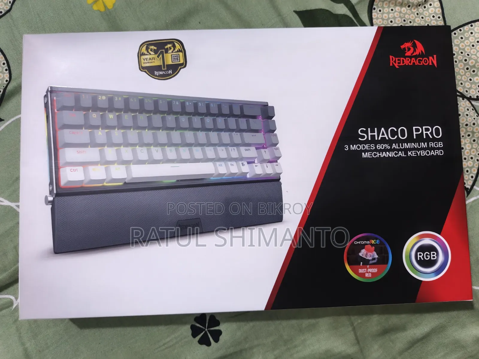 রেডড্রাগন শ্যাকো প্রো গেমিং কিবোর্ড