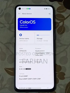 Oppo Reno 128 GB Bronze