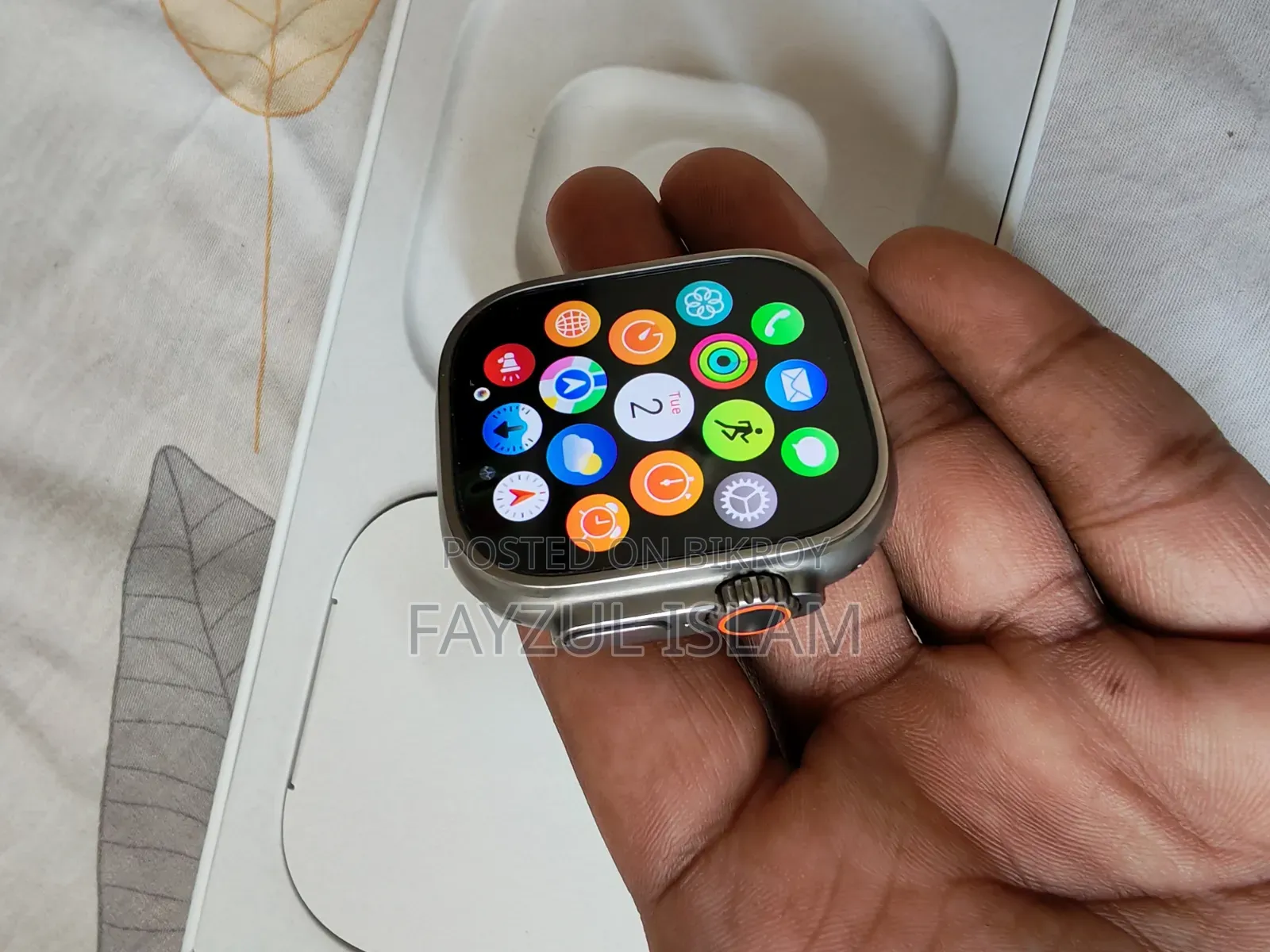 Apple Watch Ultra-2 Series 10 Ocean Titanium Blue