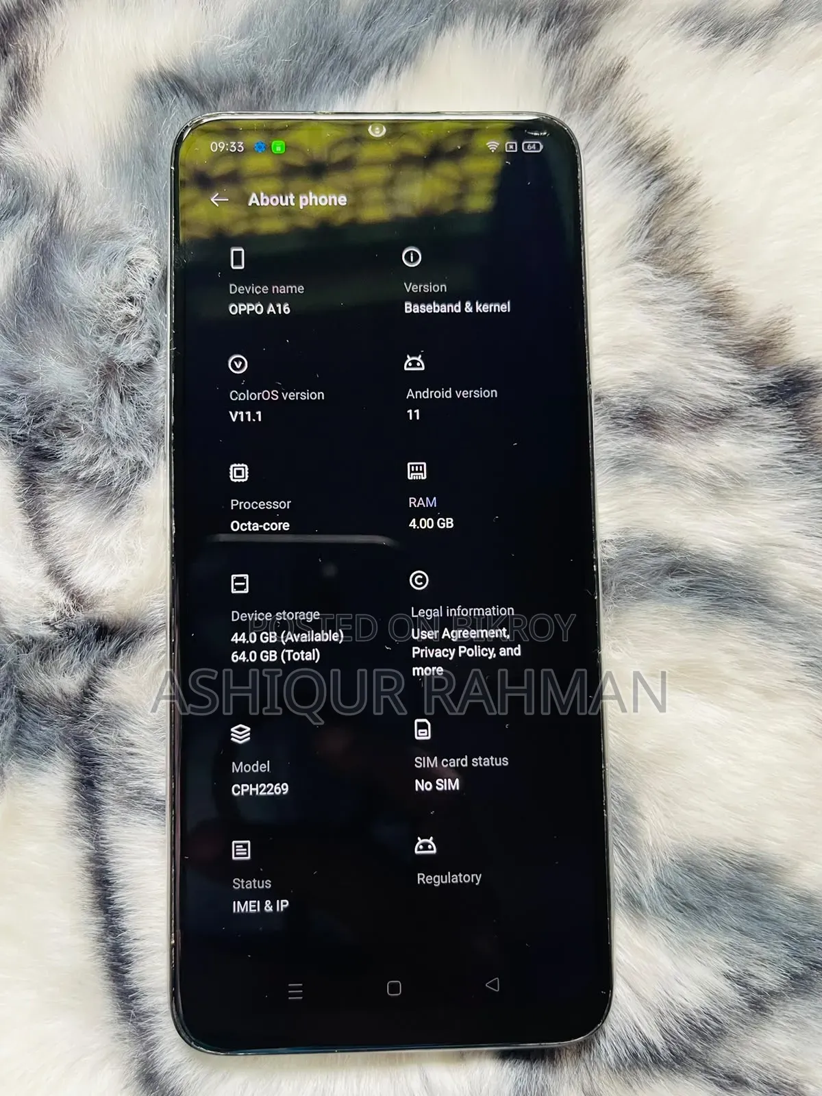 Oppo A16 64 GB White