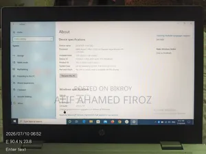 ল্যাপটপ এইচপি প্রোবুক ৬৪৫ জি৪ ৮জিবি এএমডি রাইজেন ৭ এসএসডি ২৫৬জিবি
