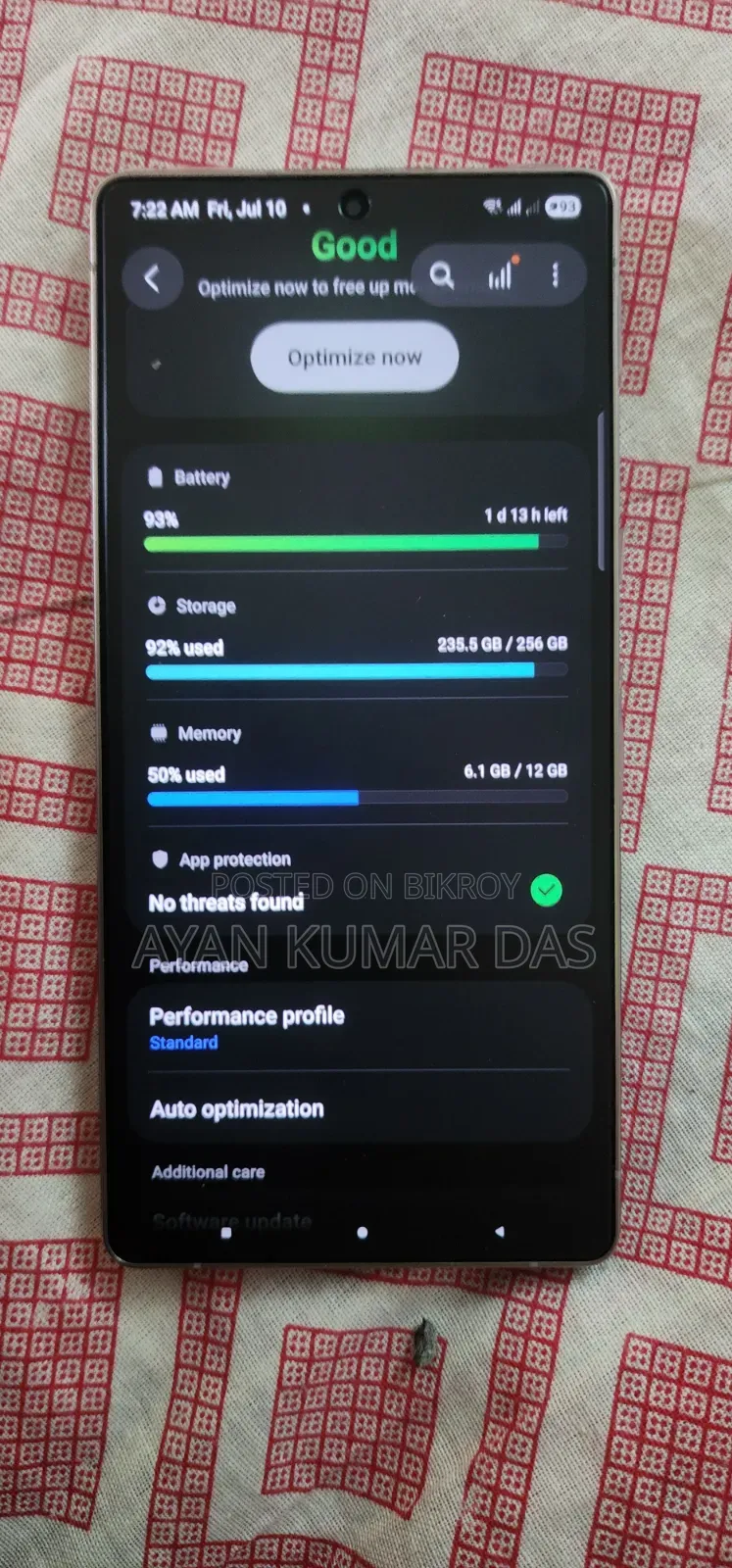 New Samsung Galaxy S25 Ultra 256 GB Blue
