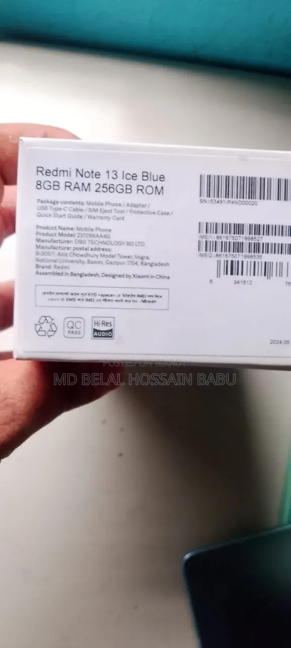Xiaomi Redmi Note 13 256 GB Blue
