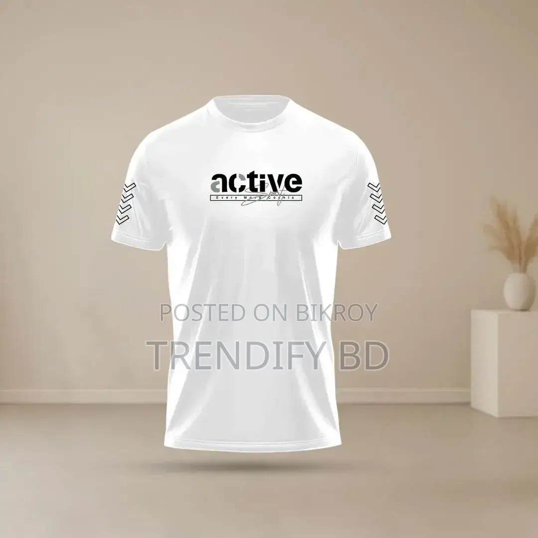Stylish Half Sleeve Sports T-Shirt